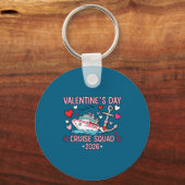 Valentines Day Cruise 2026 Matching Family Couples キーホルダー (正面)