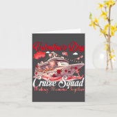 Valentine's Day Cruise Squad 2026 Vacation Making カード (黄色い花)