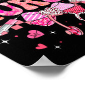 Valentines Day Cud’s Favorite Nurse Heart Girl Wom ポスター (角)