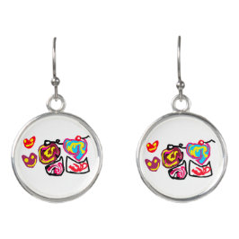 valentine's day cupcakes イヤリング