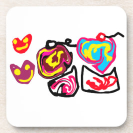 valentine's day cupcakes コースター