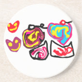 valentine's day cupcakes コースター (正面)