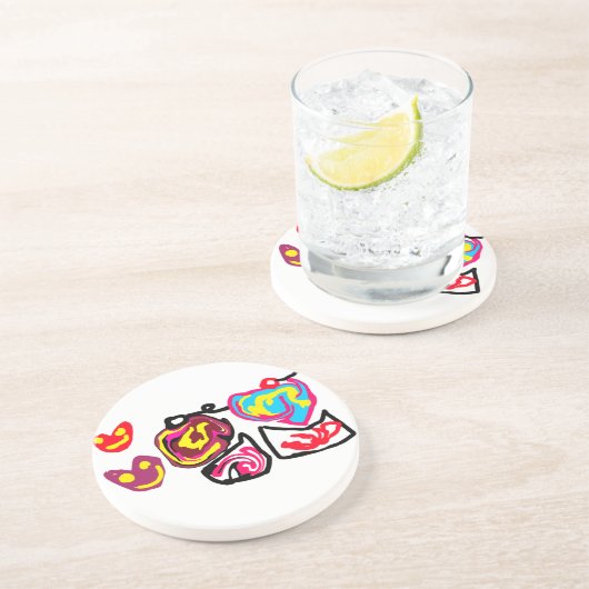 valentine's day cupcakes コースター (側面)