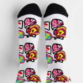 valentine's day cupcakes ソックス (上部)