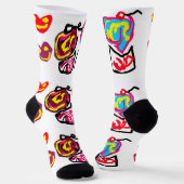 valentine's day cupcakes ソックス (傾斜あり)