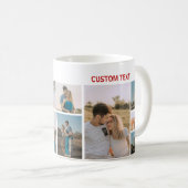 Valentines Day Custom 10 Photos コーヒーマグカップ (正面右)