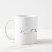  Valentine's Day Custom Name Michigan Couple Mug コーヒーマグカップ (左)