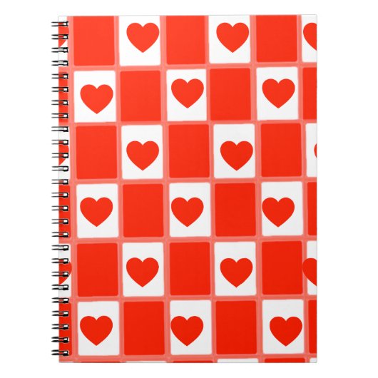 Valentine's day design Spiral Photo Notebook ノートブック (正面)