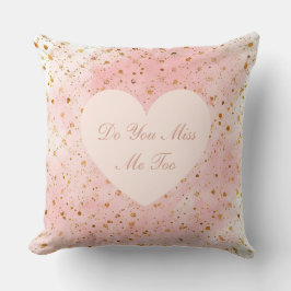 Valentine's Day, Do You Miss Me Too,Pink Love Hear クッション