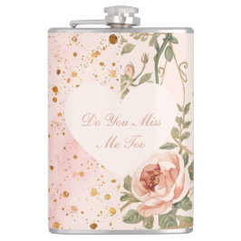 Valentine's Day, Do You Miss Me Too,Pink Love Hear フラスク