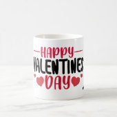 Valentine's Day DogLove Heart コーヒーマグカップ (中央)