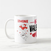 Valentine's Day DogLove Heart コーヒーマグカップ (左)