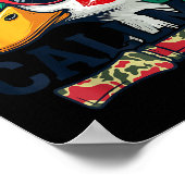 Valentine's Day Duck Hunting Camo Call Me Toddler ポスター (角)
