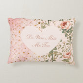 Valentine's Day, Flowers Pixels,Do You Miss Me Too アクセントクッション (裏面)