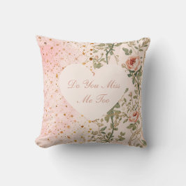 Valentine's Day, Flowers Pixels,Do You Miss Me Too クッション