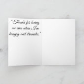 Valentines day Folded Greeting Card カード (内部)