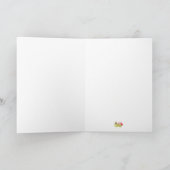 Valentine's Day for Vegan Friend, Cute Fruits Love カード (内部)