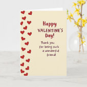 Valentines Day Friend Thank You Card カード (黄色い花)
