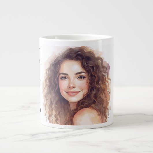 Valentine's Day, Full of Love Specialty Mug ジャンボコーヒーマグカップ (正面)