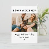 Valentine's Day furry love couple photo シーズンカード (スタンド正面)