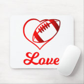 Valentines Day Gift For Football Lovers  マウスパッド (マウス)