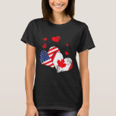 Valentine's Day Gift Maple Leaf Canada Tシャツ (正面)