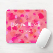 Valentine's Day Gift: Personal heart mousepad マウスパッド (マウス)