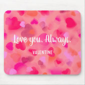 Valentine's Day Gift: Personal heart mousepad マウスパッド (正面)