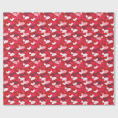 Valentines Day GIFT WRAP ラッピングペーパー (フラット)