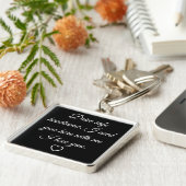 Valentine's Day Gifts for Men Drive Safe キーホルダー (側面)