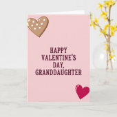 Valentines Day Granddaughter Card カード (黄色い花)