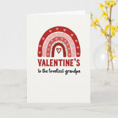 Valentines Day Grandpa Hearts Card カード (黄色い花)