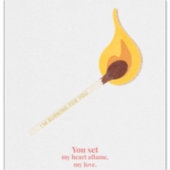 Valentines Day Greeting Card Love Quote | Romantic シール (正面)