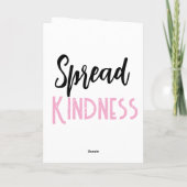 Valentine's Day Greeting Card Spread Kindness シーズンカード (裏面)