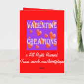 VALENTINES DAY GREETING CARDS FOR先生 – 学校 シーズンカード (裏面)