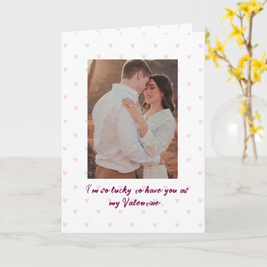 Valentine's Day Greetings Card  カード (黄色い花)