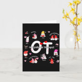 Valentines Day Heart Occupational Therast Ot Thera カード (黄色い花)