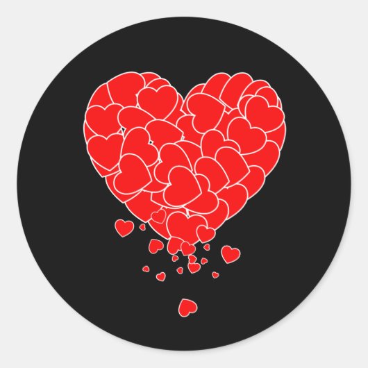 Valentine's Day - Heart Of Hearts ラウンドシール (正面)