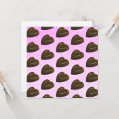 Valentine's Day Heart Pattern カード (正面/裏面インサイチュ)