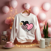 Valentine's Day heart sweater スウェットシャツ