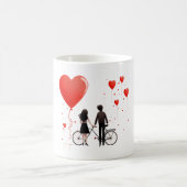Valentines Day Hearts モーフィングマグカップ (中央)