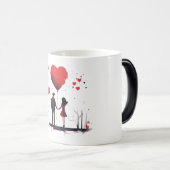 Valentines Day Hearts モーフィングマグカップ (正面右)