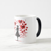 Valentines Day Hearts モーフィングマグカップ (正面右)