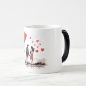 Valentines Day Hearts モーフィングマグカップ (正面右)