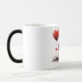 Valentines Day Hearts モーフィングマグカップ (左)