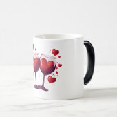 Valentines Day Hearts モーフィングマグカップ (正面右)