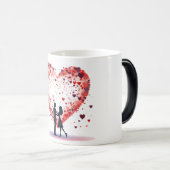 Valentines Day Hearts モーフィングマグカップ (正面右)