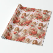  Valentines Day Hearts and Amge;s Holiday  ラッピングペーパー (アンロールド)