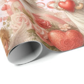  Valentines Day Hearts and Amge;s Holiday  ラッピングペーパー (ロールコーナー)