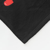 Valentines Day Hearts Leopard Coquette Bow Women G フリースブランケット (角)